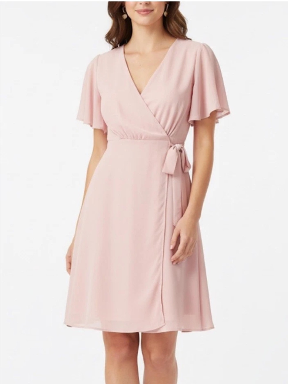NWT Arbor Called To Surf Vienna Flutter Sleeve Wrap Fairy Coquette Dress XS/2/4